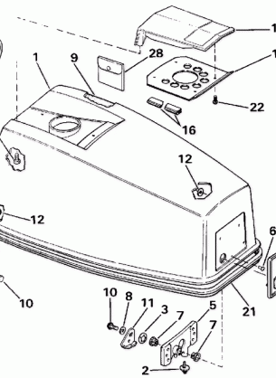 ENGINE COVER - JOHNSON