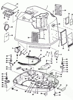 ENGINE COVER-JOHNSON