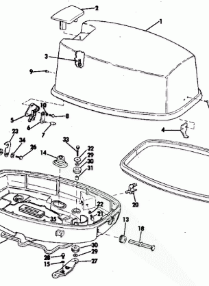 MOTOR COVER-JOHNSON