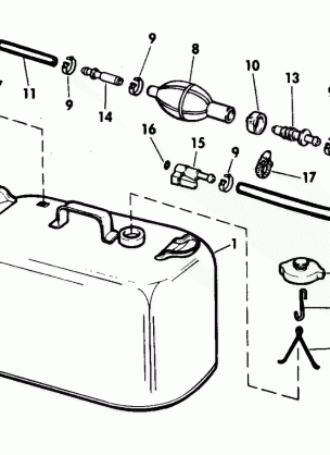 FUEL TANK ASSY.WITHOUT GAUGE