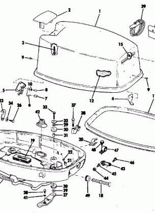 MOTOR COVER-JOHNSON