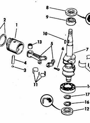 CRANKSHAFT & PISTON-4.5