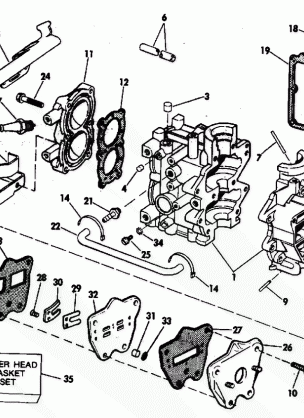 CYLINDER & CRANKCASE-4.5 & INTAKE MANIFOLD