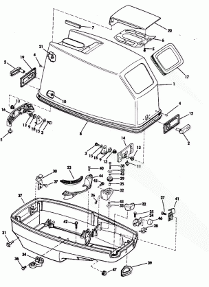 ENGINE COVER-EVINRUDE