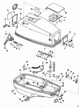 MOTOR COVER-EVINRUDE