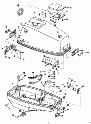 MOTOR COVER-JOHNSON