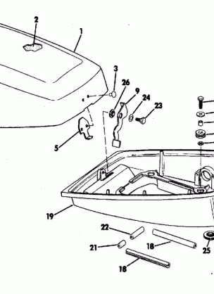 MOTOR COVER-4.5 EVINRUDE MODELS