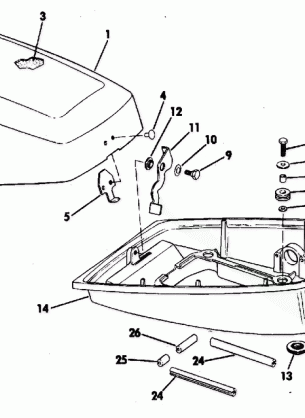 MOTOR COVER-4.5 JOHNSON MODELS