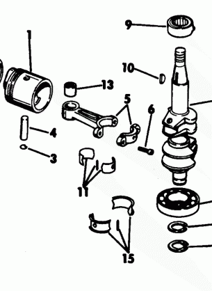 CRANKSHAFT & PISTON-7.5