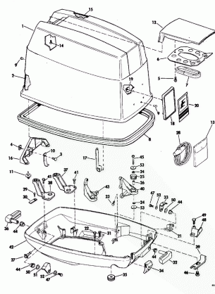 ENGINE COVER -EVINRUDE