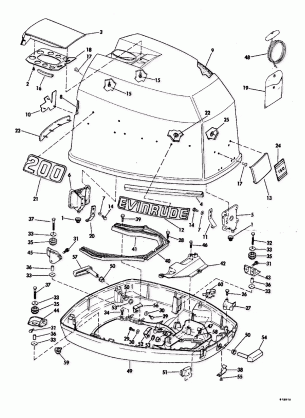 MOTOR COVER-EVINRUDE