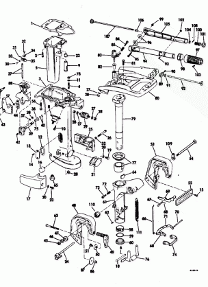 EXHAUST HOUSING- ROPE START ONLY