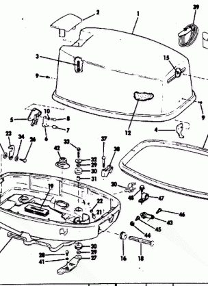 MOTOR COVER - JOHNSON