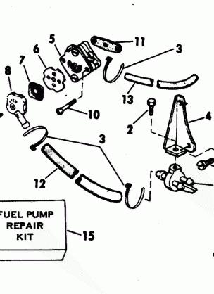 FUEL PUMP BRH MODELS ONLY