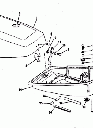 MOTOR COVER - 4.5 JOHNSON MODELS