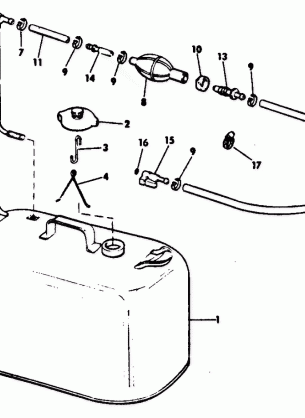 FUEL TANK WITHOUT GAUGE