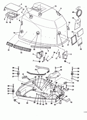 MOTOR COVER - EVINRUDE