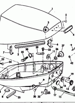 MOTOR COVER - JOHNSON