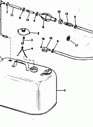 FUEL TANK WITHOUT GAUGE