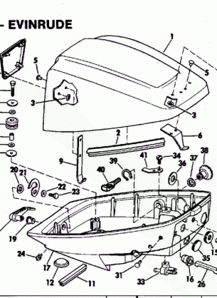 MOTOR COVER - EVINRUDE