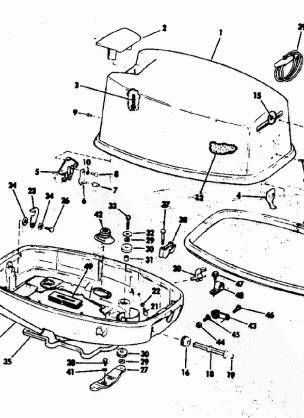 MOTOR COVER - JOHNSON