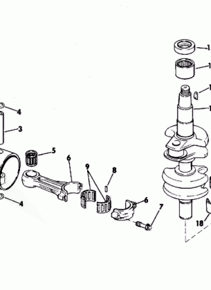 CRANKSHAFT AND PISTON