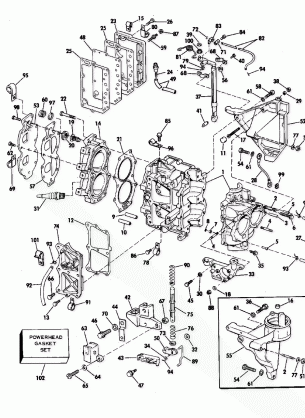 CYLINDER AND CRANKCASE