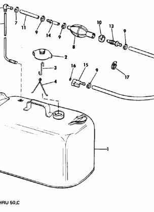 FUEL TANK WITHOUT GAUGE