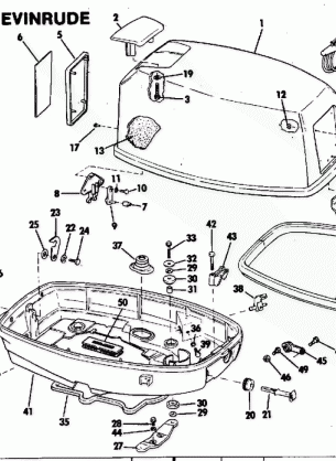 MOTOR COVER-EVINRUDE