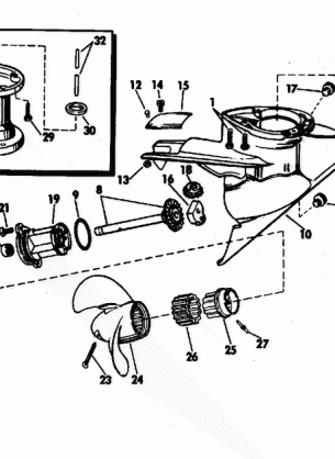 GEARCASE - WEEDLESS DRIVE