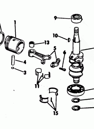 CRANKSHAFT & PISTON-7.5