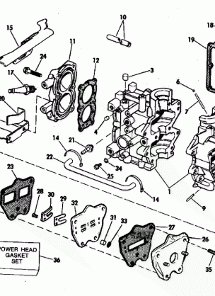 CYLINDER & CRANKCASE-4.5 & INTAKE MANIFOLD