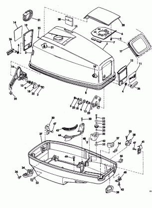 MOTOR COVER - EVINRUDE