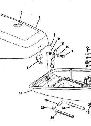 MOTOR COVER-4.5 JOHNSON MODELS