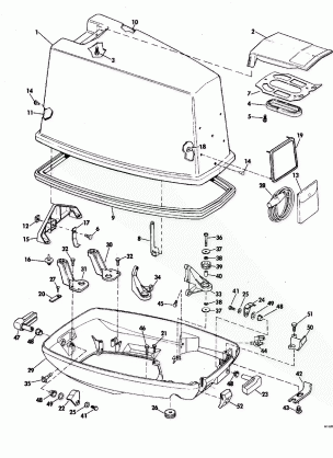 MOTOR COVER-JOHNSON