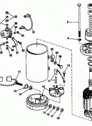 ELECTRIC STARTER & SOLENOID AMERICAN BOSCH 17916-20-M030SM