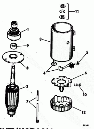 ELECTRIC STARTER - PRESTOLITE MODELS MGL-4109