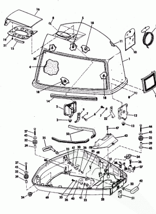 MOTOR COVER - JOHNSON