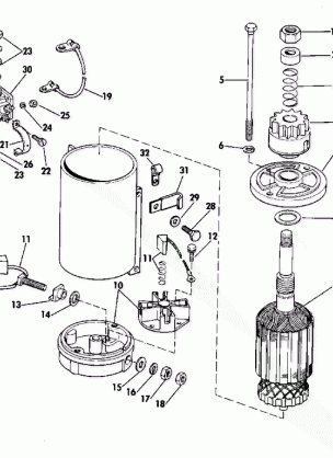 ELECTRIC STARTER & SOLENOID AMERICAN BOSCH 08142-23-M030SM