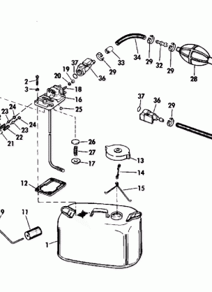 FUEL TANK - 6 GAL