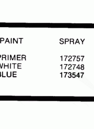 PAINT CHART