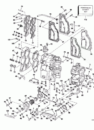 CYLINDER AND CRANKCASE