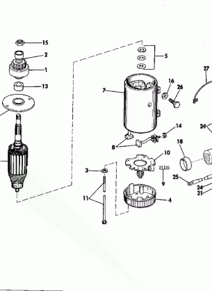 ELECTRIC STARTER AND SOLENOID PRESTOLITE MODELS MKW4006 4008