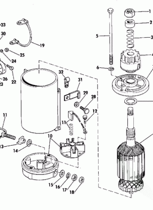 ELECTRIC STARTER & SOLENOID AMERICAN BOSCH 08142-23-M030SM