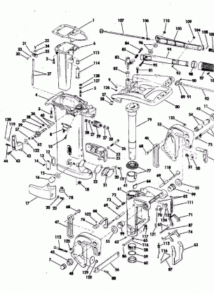 EXHAUST HOUSING-35 HP