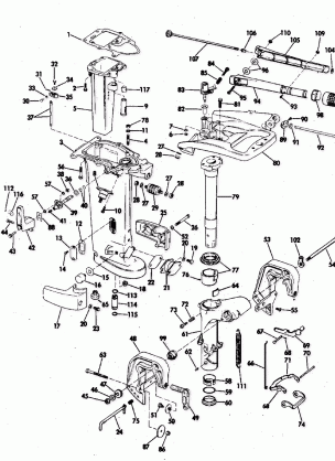 EXHAUST HOUSING-25 HP