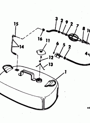 FUEL TANK - 3 GALLON