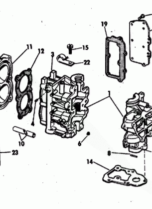 CYLINDER AND CRANKCASE