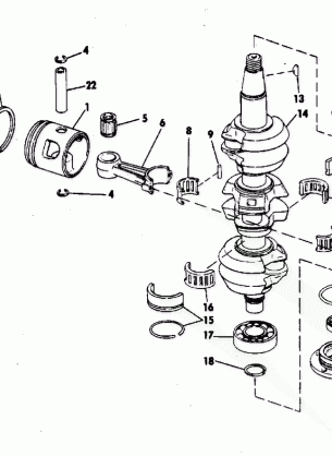 CRANKSHAFT AND PISTON