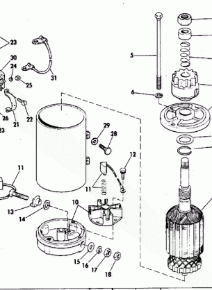 ELECTRIC STARTER & SOLENOID AMERICAN BOSCH 10629-23-M03